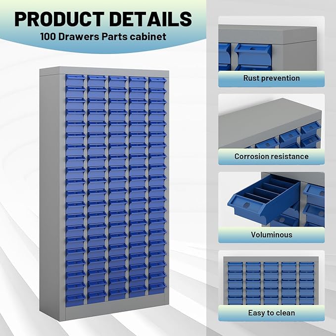Exerock 100 Drawer Tool Storage Cabinet - Image 4