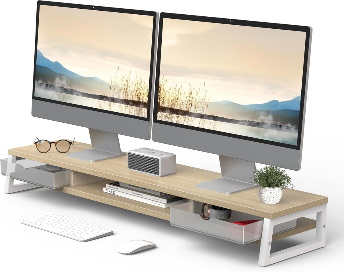 Fenge Dual Monitor Stand, Monitor Riser