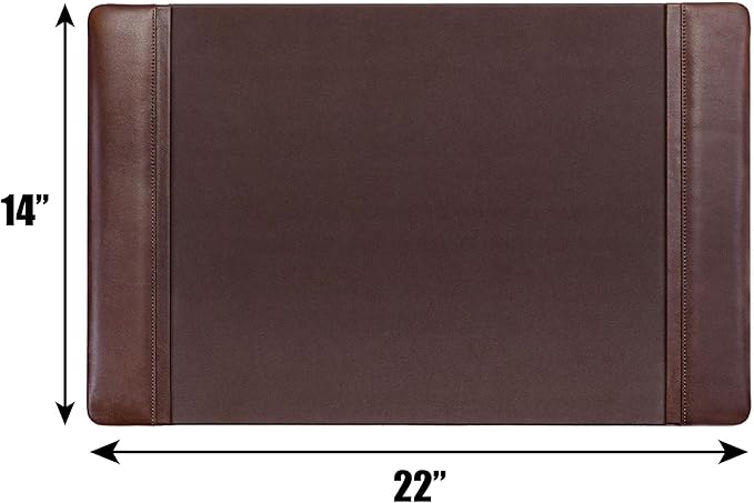DACASSO Leather Desk Pad with Side Rails - Image 3