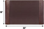 DACASSO Leather Desk Pad with Side Rails - Image 3