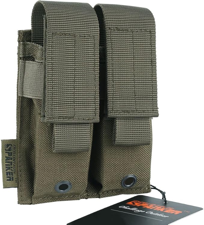 EXCELLENT ELITE SPANKER Molle Single/Double Pistol Mag Pouch Tactical Magazine by EXCELLENTELITESPANKER