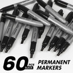 INTUNO Jumo Permanent Markers, Chisel tip, Oil-Based Permanent Markers - Image 2