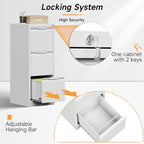 Bestoo 3-Drawer File Cabinet - Image 6