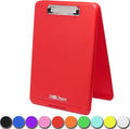 Think2Master Red Plastic Storage Clipboard. | 25% Heavier & 25% Sturdier| Heavy by Think2Master