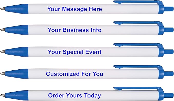 RevMark Personalized Ballpoint Pen, Custom Printed Name, Business or Event by RevMark