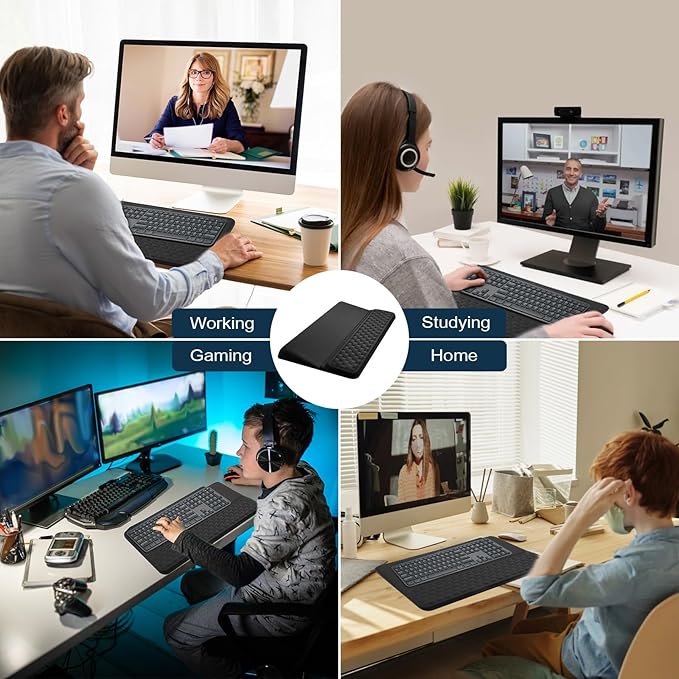 Starvortex Keyboard Stand with Wrist Rest, Ergonomic Keyboard Pad with Wrist - Image 8