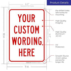 Custom Sign, Personalized Metal Signs - Image 4