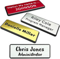 Custom Engraved Name Tag ID Badges Personalized Identification by NEMOCI