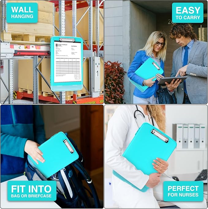 Sooez Clipboards with Storage, High Capacity Clip Boards 8.5x11 with Storage - Image 6