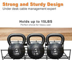 Under Desk Cable Management- 4 Pack Cord Organizer. Metal Wire Cable Management - Image 4