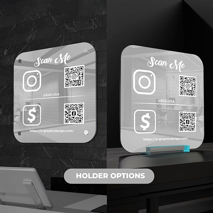 EGD Personalized Social Media QR Code Sign - Image 5