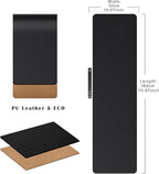 Mydours 70.9"x19.7" Black Desk Pad - Image 2
