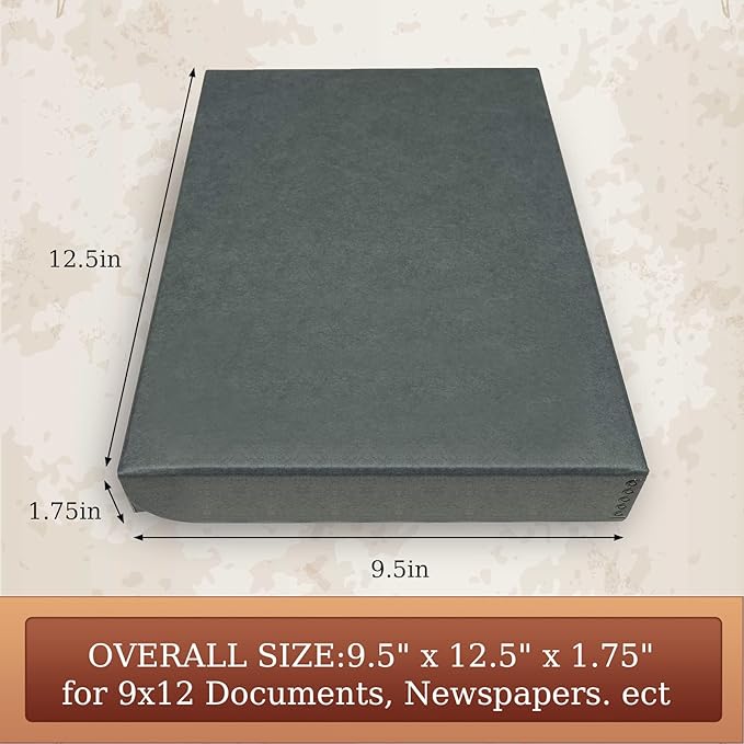 Golden State Art, Archival Folio Storage Box 9x12, Clamshell Design - Image 2