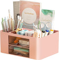 Marbrasse Pen Organizer with 2 Drawer, Desk Organizers and Accessories with 5 by Marbrasse