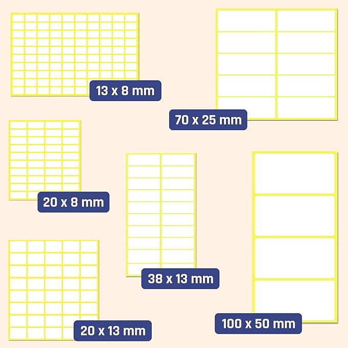1000 Pack, 0.5" x 0.75" - Image 7