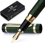 Wordsworth & Black Primori Fountain Pen Set; Medium Nib, Gift Case, 24 Ink by WordsworthBlack