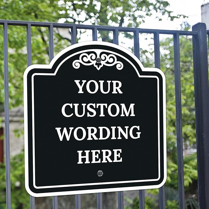 Custom Decorative Sign, Personalized Metal Sign - Image 4