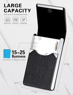 Padike Professional Business Card Holder PU Leather Business Card Case Name - Image 4