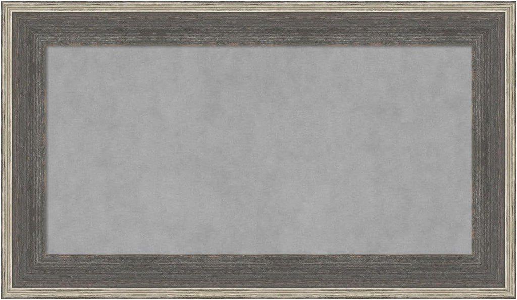 Amanti Art Grey Framed Magnetic Board 17x29 Small Vision Board