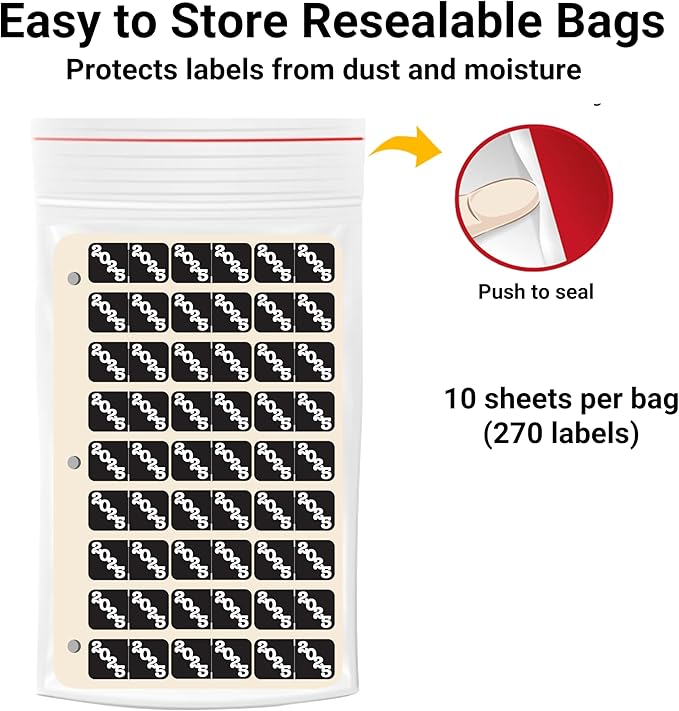 2025 Year Labels, Doctor Stuff 2025 Chart Stickers, Ringbook Sheets, Jeter Style - Image 4