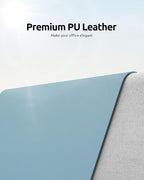 YSAGi Leather Desk Protector, Office Mat, Large Mouse Mat, Non-Slip PU Leather - Image 2