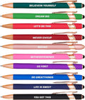 CRME 10 Colore Inspirational Pens Set Laser Engraving Every Pen has Different by Unknown