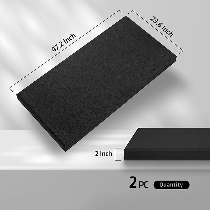 2” Thick Acoustic Panels with Hanging Hardware - Image 3