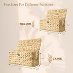 BINH YEN HOME Wicker Cable Management Box - Image 2