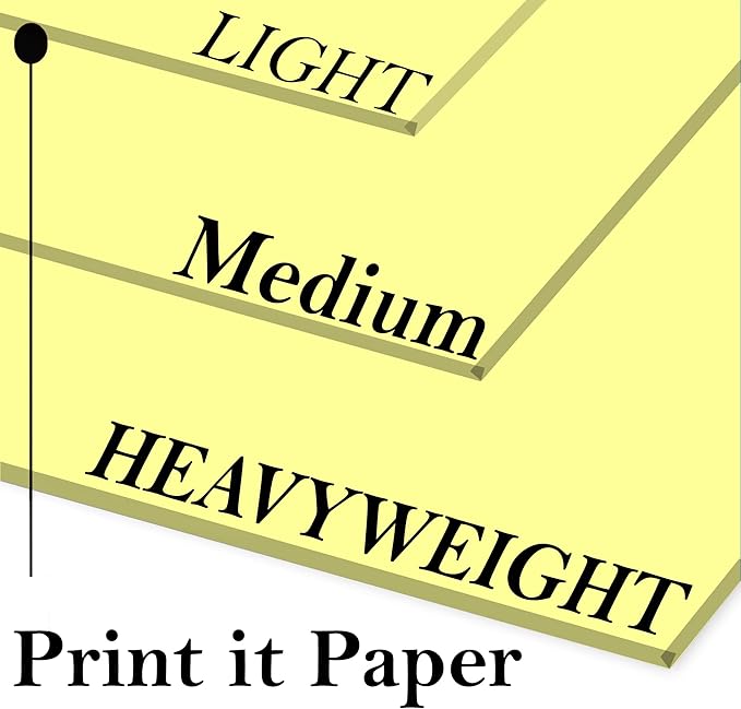 Print It - Vellum Bristol Colored Cardstock Cover Paper, 67 Lb, 8.5" X 11” - Image 2
