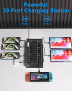 580W USB Charging Station, 20 Port Fast Charging Station - Image 2