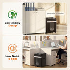 Bonsaii 200-Sheet Auto Feed Paper Shredder, 60-Min Nonstop Heavy Duty Shredders - Image 5