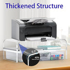 OPNICE Acrylic Clear Desk Organizers and Accessories, 2-Tier Computer Monitor - Image 5