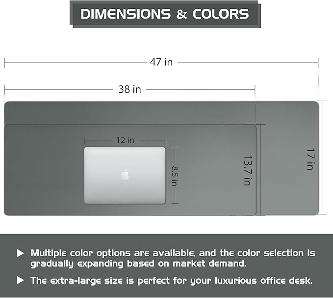 Aothia Leather Desk Pad Protector - Image 4