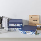 Soul & Lane Blue Spots Decorative Storage Boxes - Image 4