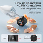 VEWINGL Cube Productivity Timer, 5/10/25/DIY Min Presets + Count-Up Mode - Image 2