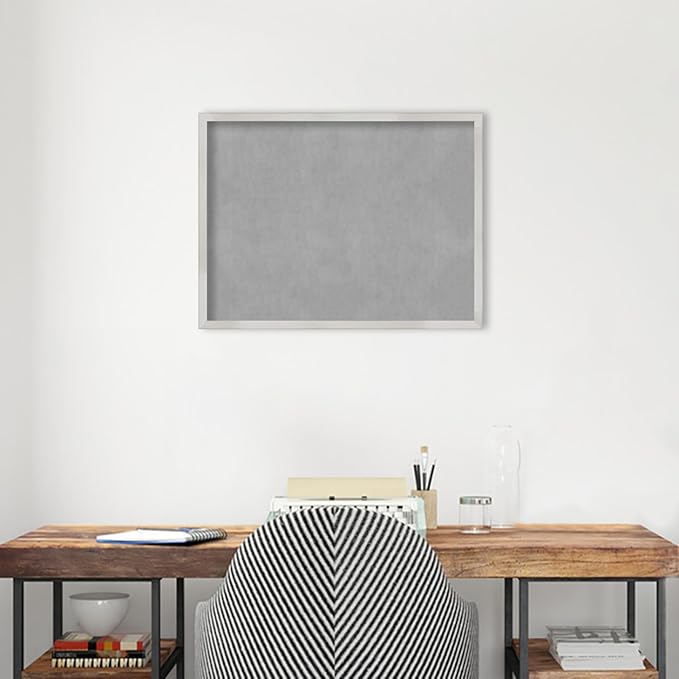 Amanti Art Silver Framed Magnetic Board 19x25 Medium Vision Board - Image 5