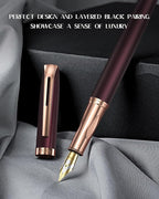 BOCIYER samurai Fountain Pen Set, Hand Polished Medium Nib, Calligraphy Nib - Image 3