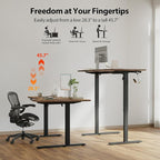 Agilestic Electric Standing Desk, L-Shaped 59 Inches Height Adjustable Desk - Image 6
