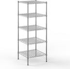 Regal Altair 24" Deep x 24" Wide x 64" Height Wire Shelving Kit | 5-Tier | NSF