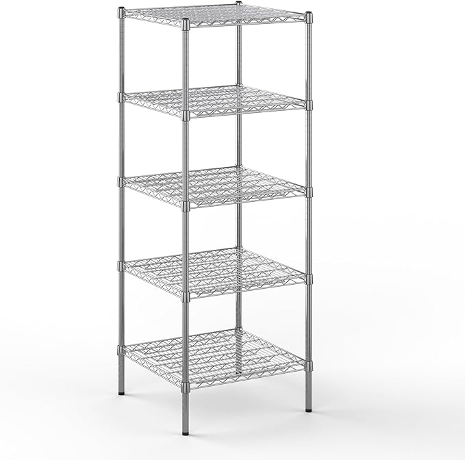 Regal Altair 24" Deep x 24" Wide x 64" Height Wire Shelving Kit | 5-Tier | NSF by Regal+Altair