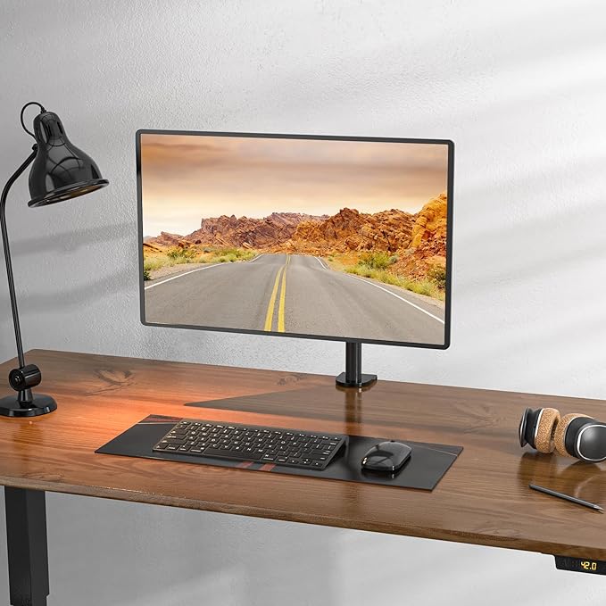WALI Single Monitor Mount, Single Monitor Arm Desk Mount, Desk Monitors Stand - Image 10