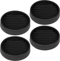 Non Slip Furniture Pads, 2.5” Round Rubber Caster Cups, Anti-Slip Gripper by VOCOMO