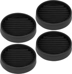 Non Slip Furniture Pads, 2.5” Round Rubber Caster Cups, Anti-Slip Gripper by VOCOMO