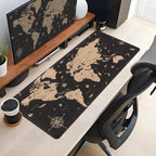 World Map Desk Mat Historical World Map Desk Pad Extra Large Computer Mouse Pad - Image 4
