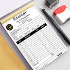 Custom Invoice Book in 3-Part /2-Part Receipt Book - Image 3
