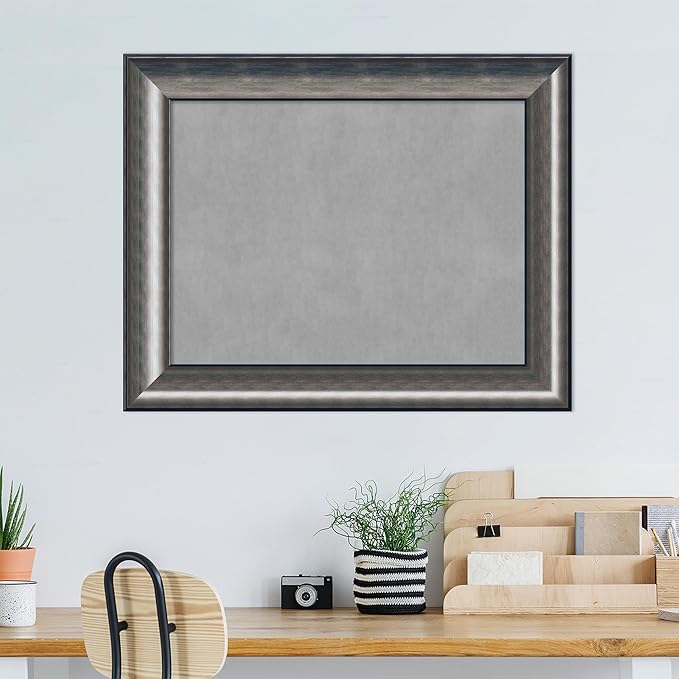 Amanti Art Silver Framed Magnetic Board 24x30 Medium Vision Board - Image 5