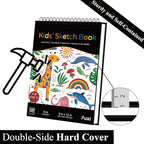 Sketch Book for Kids, 100 Sheets Drawing Paper for Kids, Spiral Sketch Pad for - Image 4