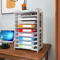 Natwind Office Paper Organizer for Desk Desktop Organizer File Holder Office
