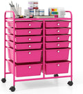 Giantex 12 Drawer Rolling Storage Cart Tools Scrapbook Paper Office School by Giantex