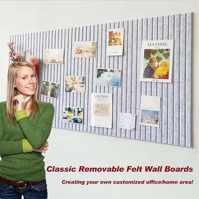 Large Felt Wall Tiles Cork Boards - Image 5